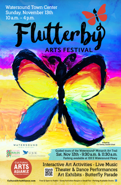 Flutterby Festival Artists of 30a Events