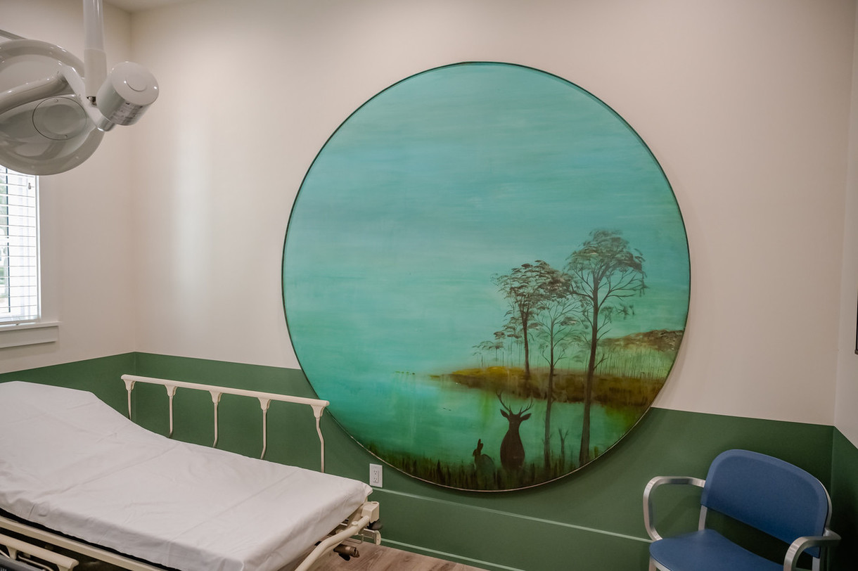 Justin Gaffrey Artwork in Point Washington Medical Clinic Exam Room