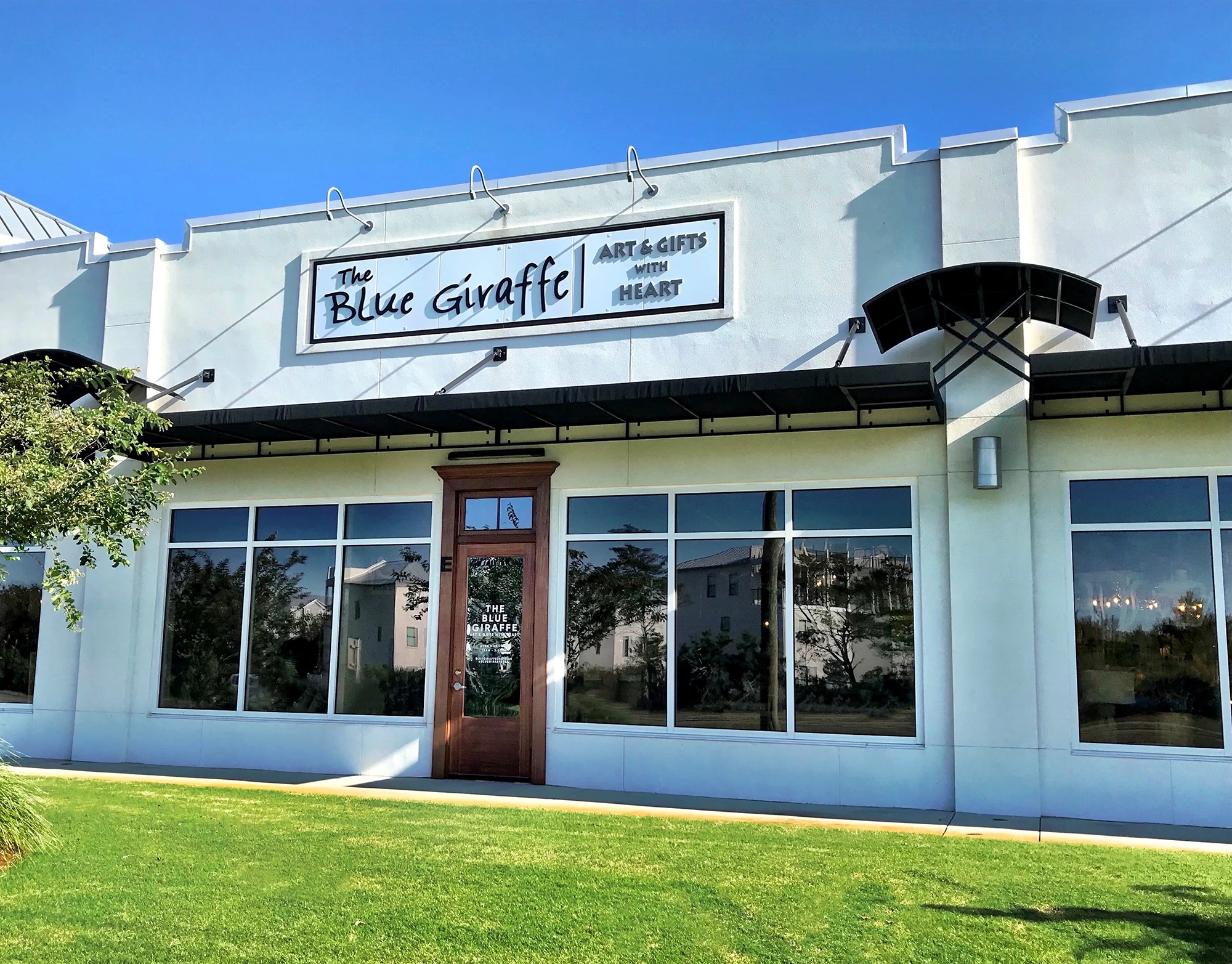 The Blue Giraffe The Blue Giraffe, exterior of art gallery