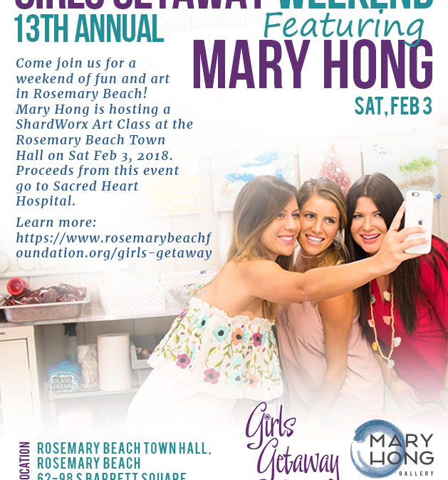 Girls Getaway with Mary Hong this Saturday!