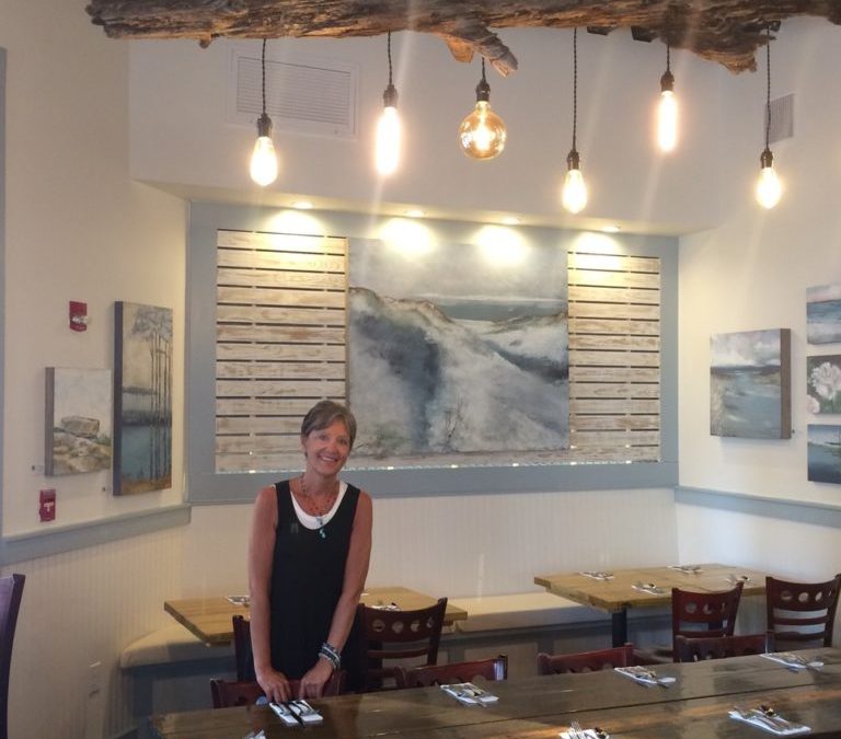 New Works by Lori Drew Enhance New Restaurant in Town